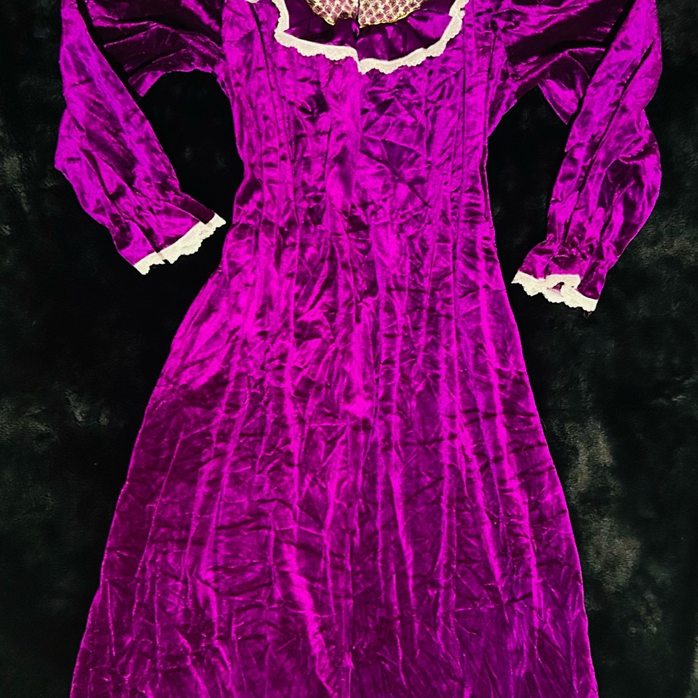 Purple Velvet Women's Robe